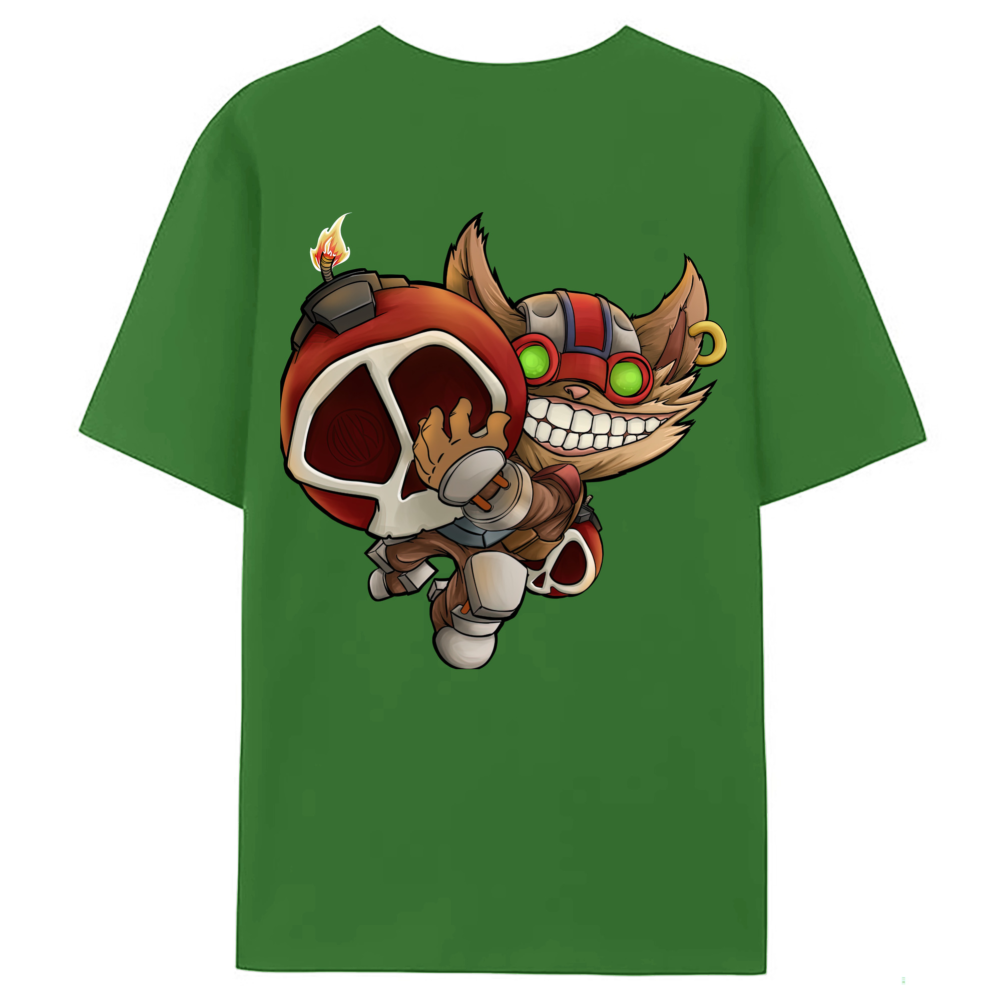 （画像用） リーグ・オブ・レジェンド League of Legends LOL レディース半袖Tシャツ(バックプリント)